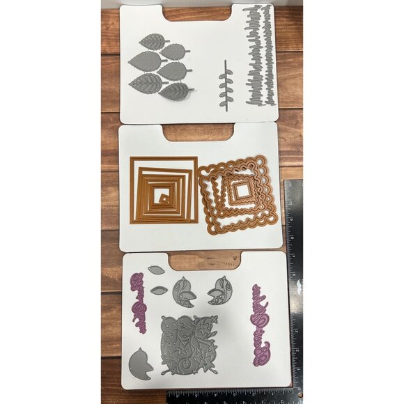 50+ Unbranded Die Cutters On 9 Magnetic Boards In ArtBin Case Mixed Theme thin - Picture 2 of 5